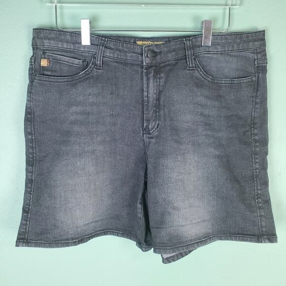 Dear John Faded Black Forest Jean Shorts Size 32 - Picture 1 of 7